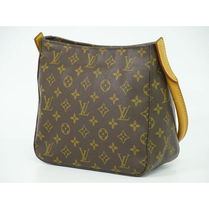 Louis Vuitton Looping MM Monogram Shoulder Bag Handbag Brown — view 2