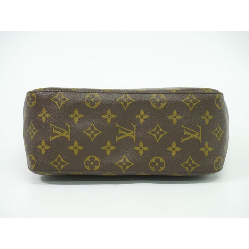 Louis Vuitton Looping MM Monogram Shoulder Bag Handbag Brown — view 3