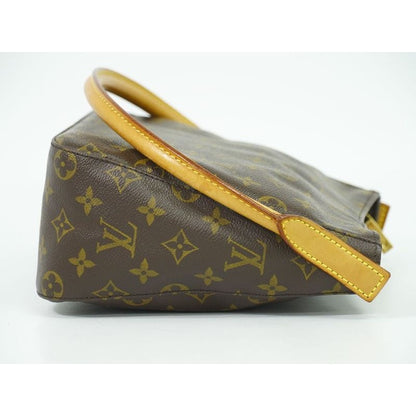 Louis Vuitton Looping MM Monogram Shoulder Bag Handbag Brown — view 4