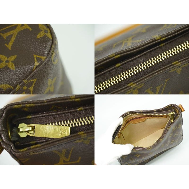 Louis Vuitton Looping MM Monogram Shoulder Bag Handbag Brown — view 7