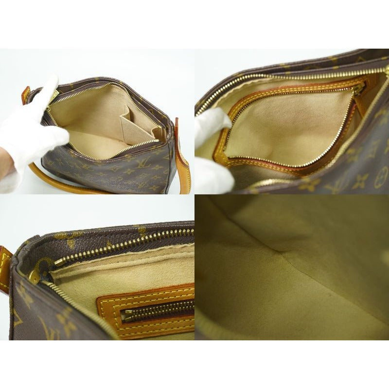 Louis Vuitton Looping MM Monogram Shoulder Bag Handbag Brown — view 8