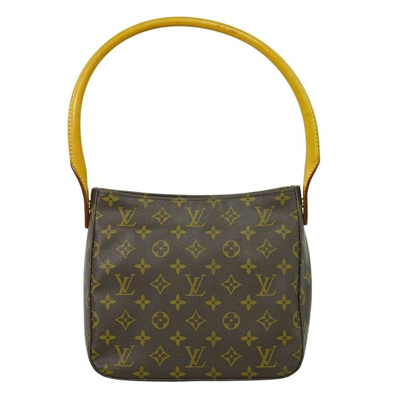 Louis Vuitton Looping MM Monogram Shoulder Bag Handbag Brown