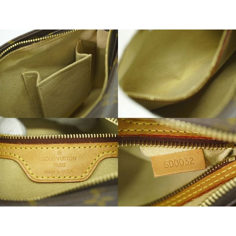 Louis Vuitton Looping MM Monogram Shoulder Bag Handbag Brown — view 9