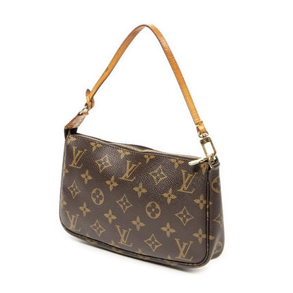 Louis Vuitton Pochette Brown Monogram Canvas Shoulder Bag — view 2