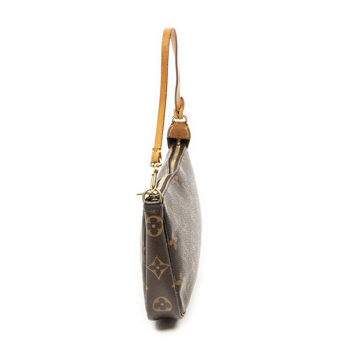 Louis Vuitton Pochette Brown Monogram Canvas Shoulder Bag — view 3