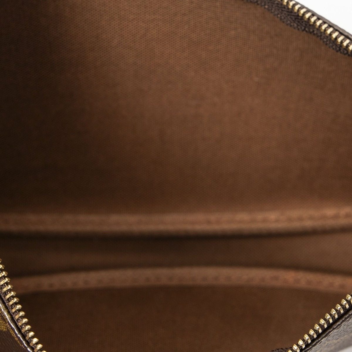 Louis Vuitton Pochette Brown Monogram Canvas Shoulder Bag — view 9