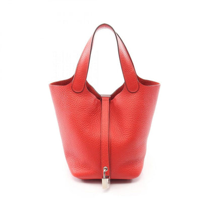 Hermes Handbag Picotin Lock PM Rouge Tomato Leather