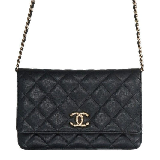 Chanel Quilted Chain Wallet Shoulder Bag