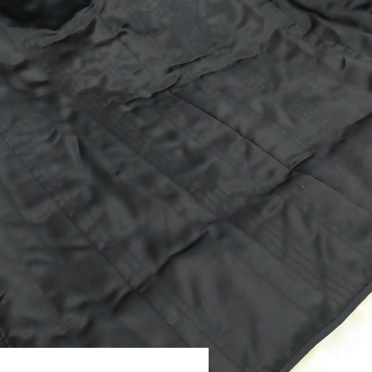 Chanel Down Coat Black Silk Polyester Mohair Coco Buttons Fur S 17P Jacket 36 — view 6