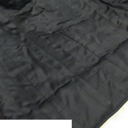 Chanel Down Coat Black Silk Polyester Mohair Coco Buttons Fur S 17P Jacket 36 — view 6