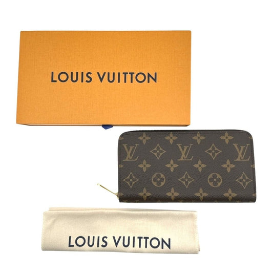 Louis Vuitton Monogram Round Zipper Zippy Wallet Long