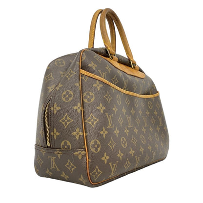 Louis Vuitton Handbag Monogram Deauville Brown — view 2