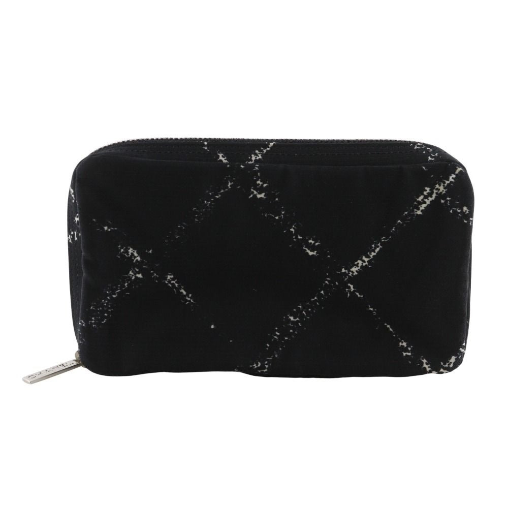 Chanel Travel Line Case Nylon Black Pouch