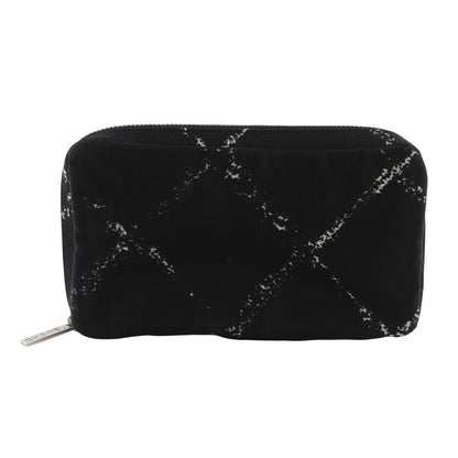Chanel Travel Line Case Nylon Black Pouch