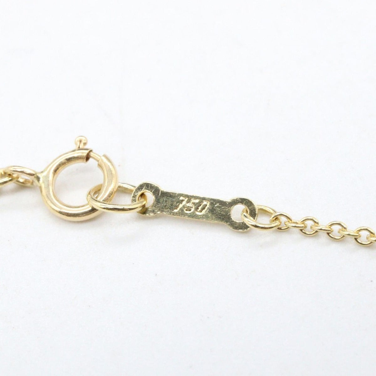 Tiffany & Co. Necklace Double Teardrop Gold — view 4