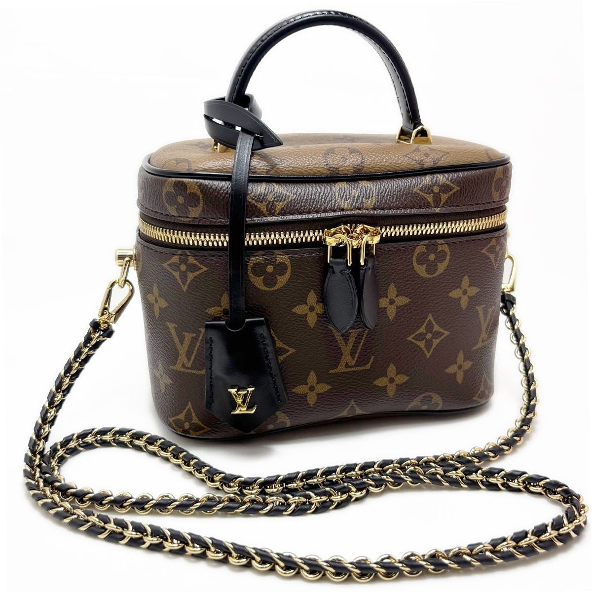 Louis Vuitton Monogram Reverse Vanity NV PM Chain Shoulder Bag