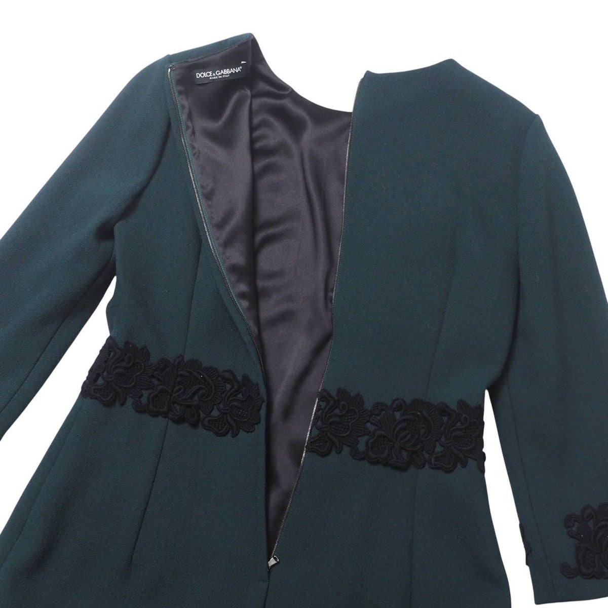 Dolce & Gabbana Tunic 44 Lace Decoration 3/4 Sleeve Top — view 6