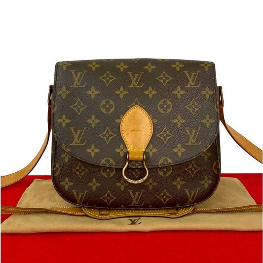 Louis Vuitton Vintage Sun Crew Monogram Leather Shoulder Bag