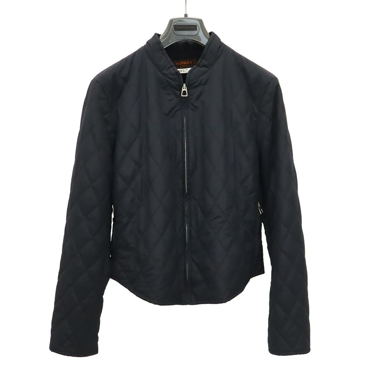 Hermes Quilted Jacket Nylon Black
