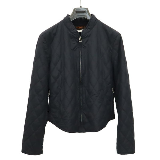 Hermes Quilted Jacket Nylon Black