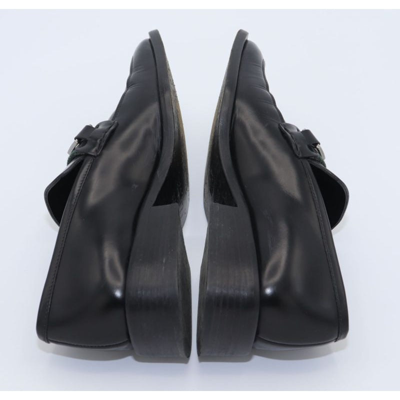 Gucci Sherry Line Square Toe Bit Loafers 35 1 2 C 100 0493 Black — view 7