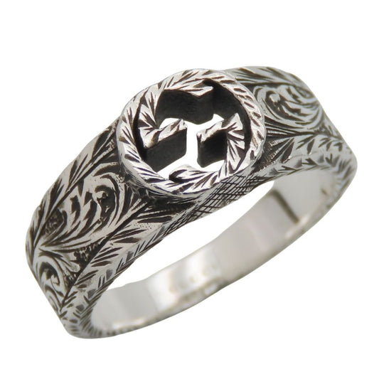 Gucci Ring Interlocking Arabesque 13 Silver 925 5.4 g