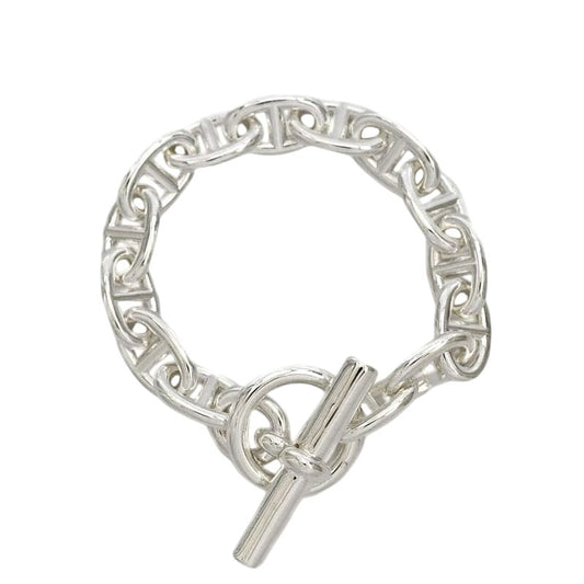Hermes Bracelet Chaine D'ancre MM 14 Frames Silver Ag