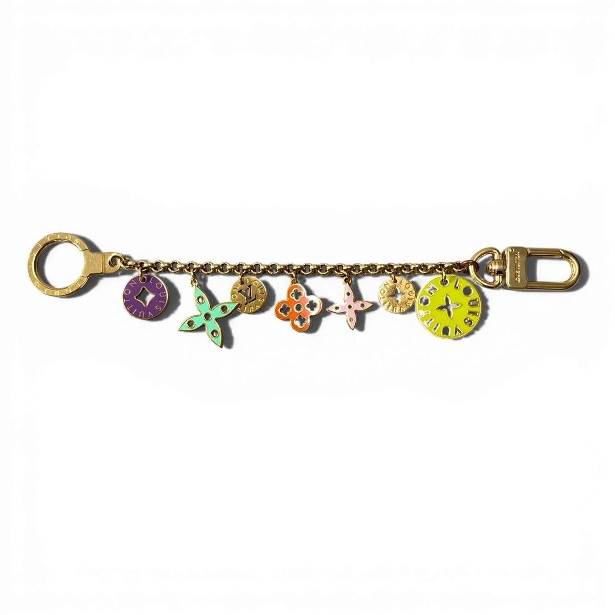 Louis Vuitton B5 Porte Cles Chenne Looping Key Holder Bag Charm Multicolor — view 3