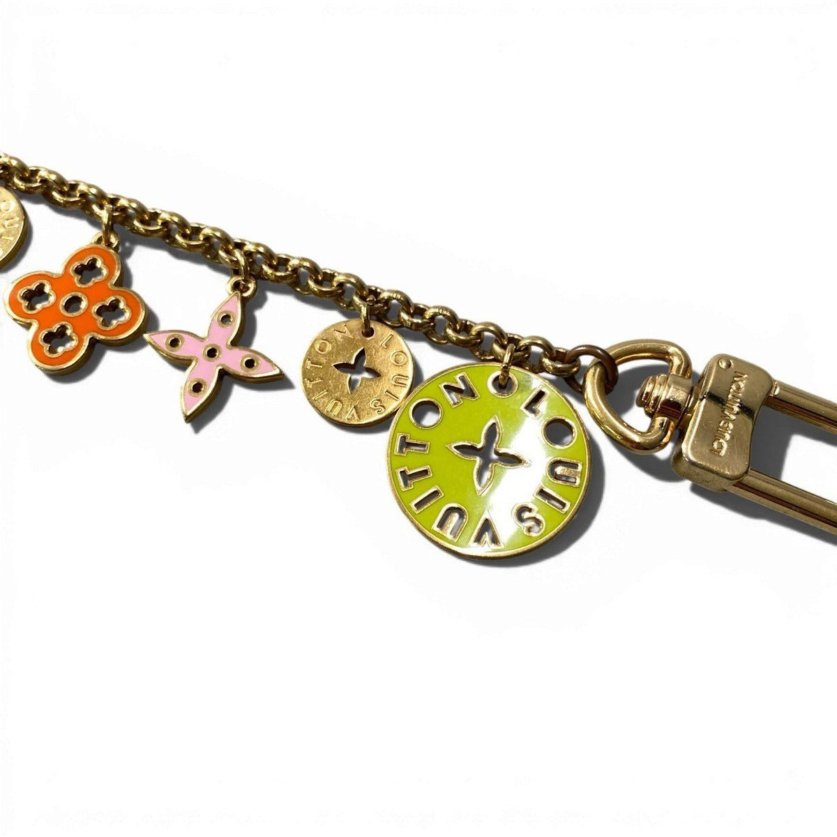 Louis Vuitton B5 Porte Cles Chenne Looping Key Holder Bag Charm Multicolor — view 4