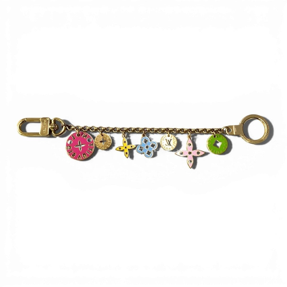 Louis Vuitton B5 Porte Cles Chenne Looping Key Holder Bag Charm Multicolor — view 5