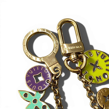 Louis Vuitton B5 Porte Cles Chenne Looping Key Holder Bag Charm Multicolor — view 7