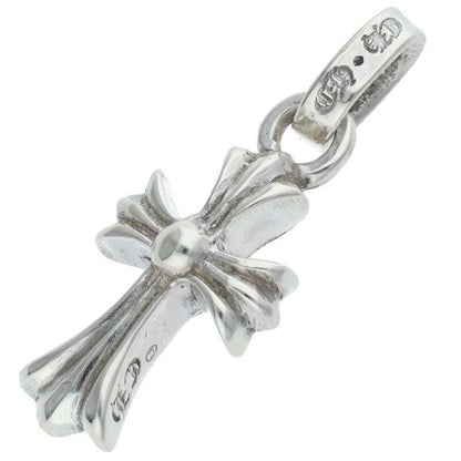 Chrome Hearts Crs Bbyfat Baby Fat Charm Silver Necklace Top