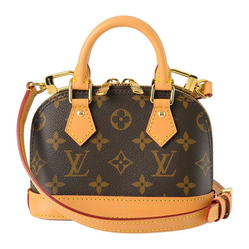 Louis Vuitton Shoulder Bag Nano Alma Brown