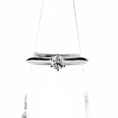 Tiffany & Co Solitaire Ring Platinum Diamond