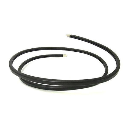Bottega Veneta Leather Silver Spiral Belt Black — view 2