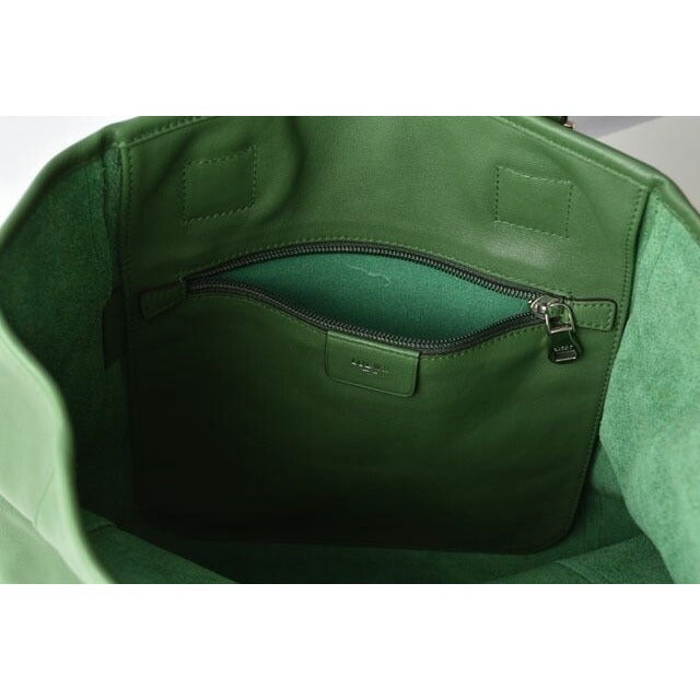 Loewe Shoulder Bag Shopper Tote A4 Compartment Anagram Leather Dark — view 3