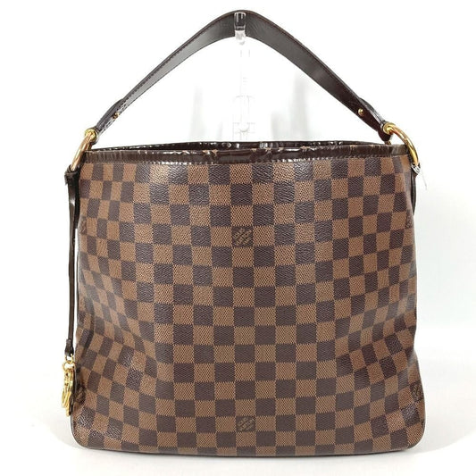 Louis Vuitton Shoulder Bag Delightful PM Damier Canvas Ebene Brown