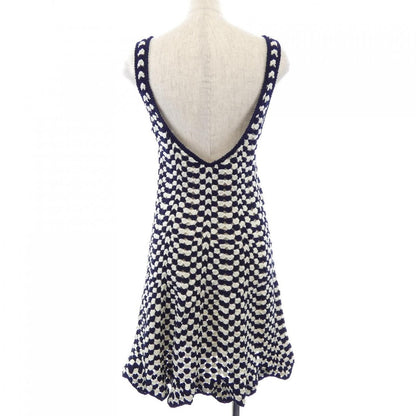 Celine Dress White Navy — view 2