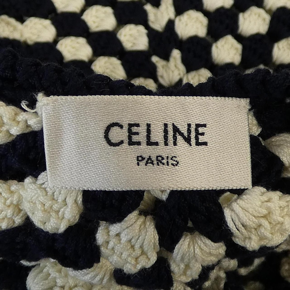 Celine Dress White Navy — view 4