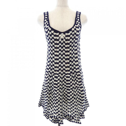 Celine Dress White Navy