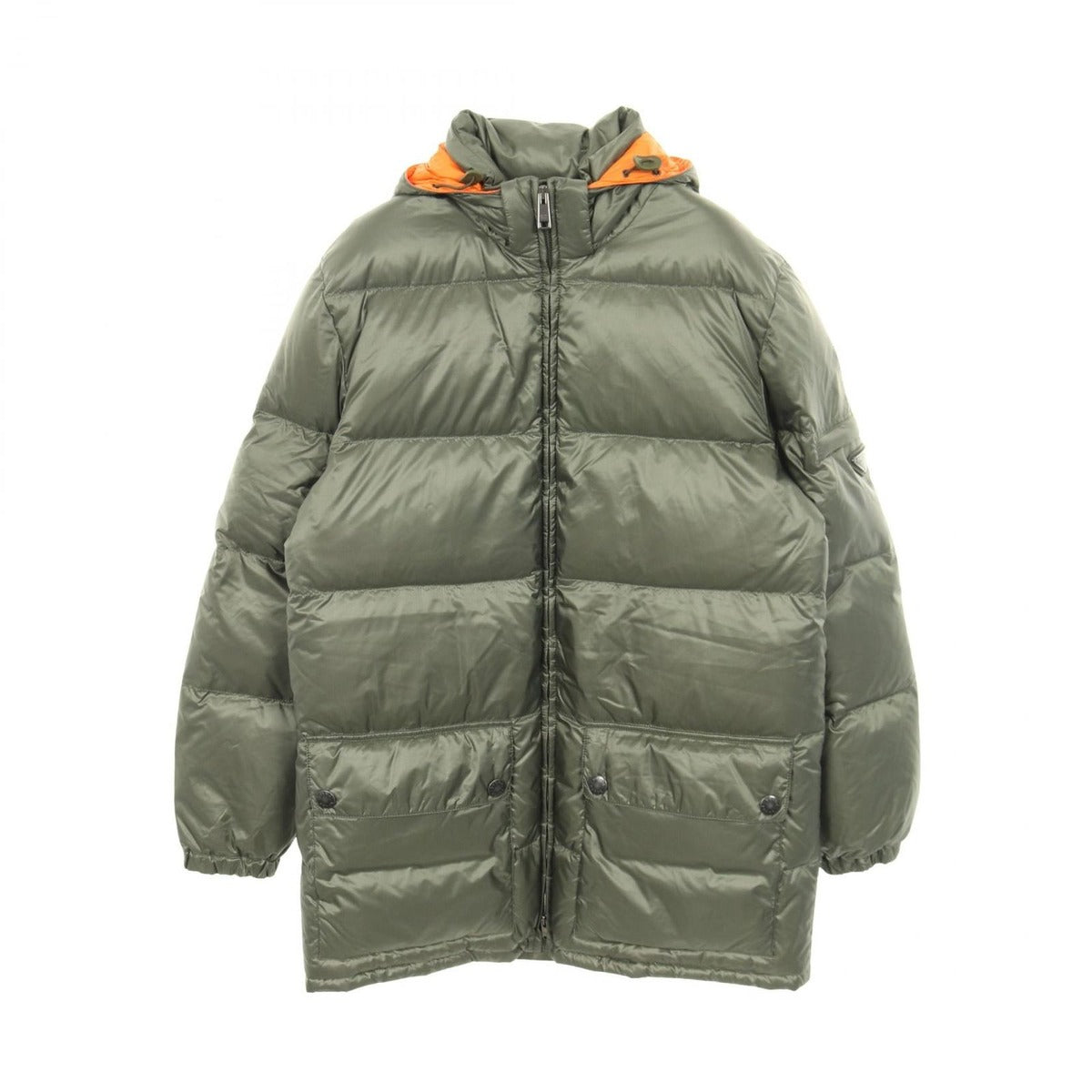 Prada Down Jacket Khaki Orange