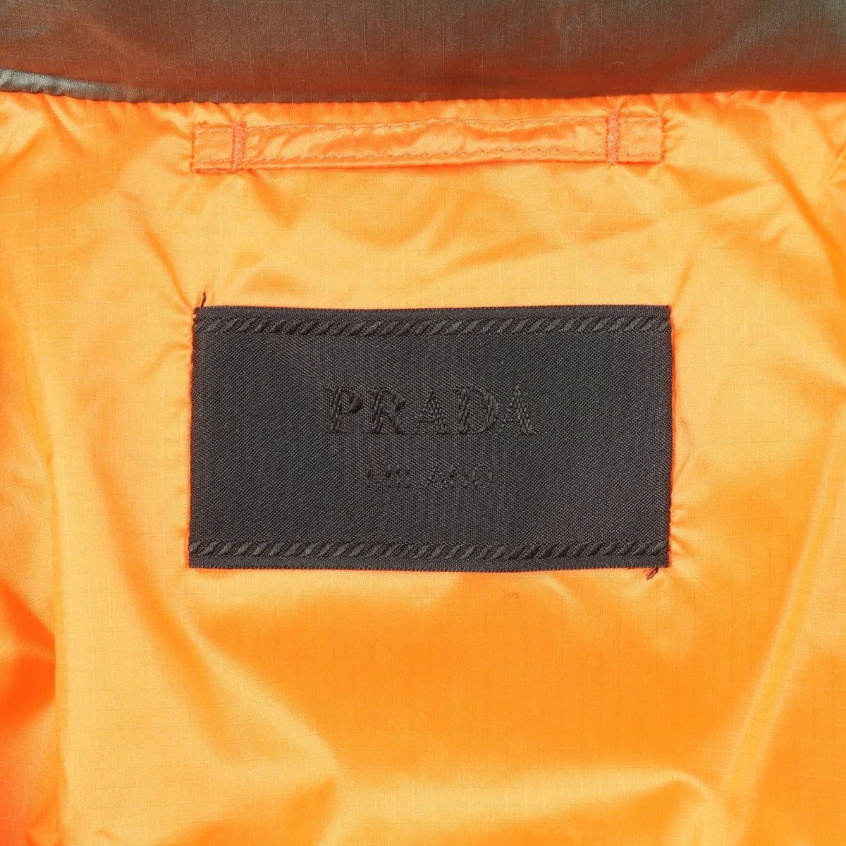Prada Down Jacket Khaki Orange — view 3