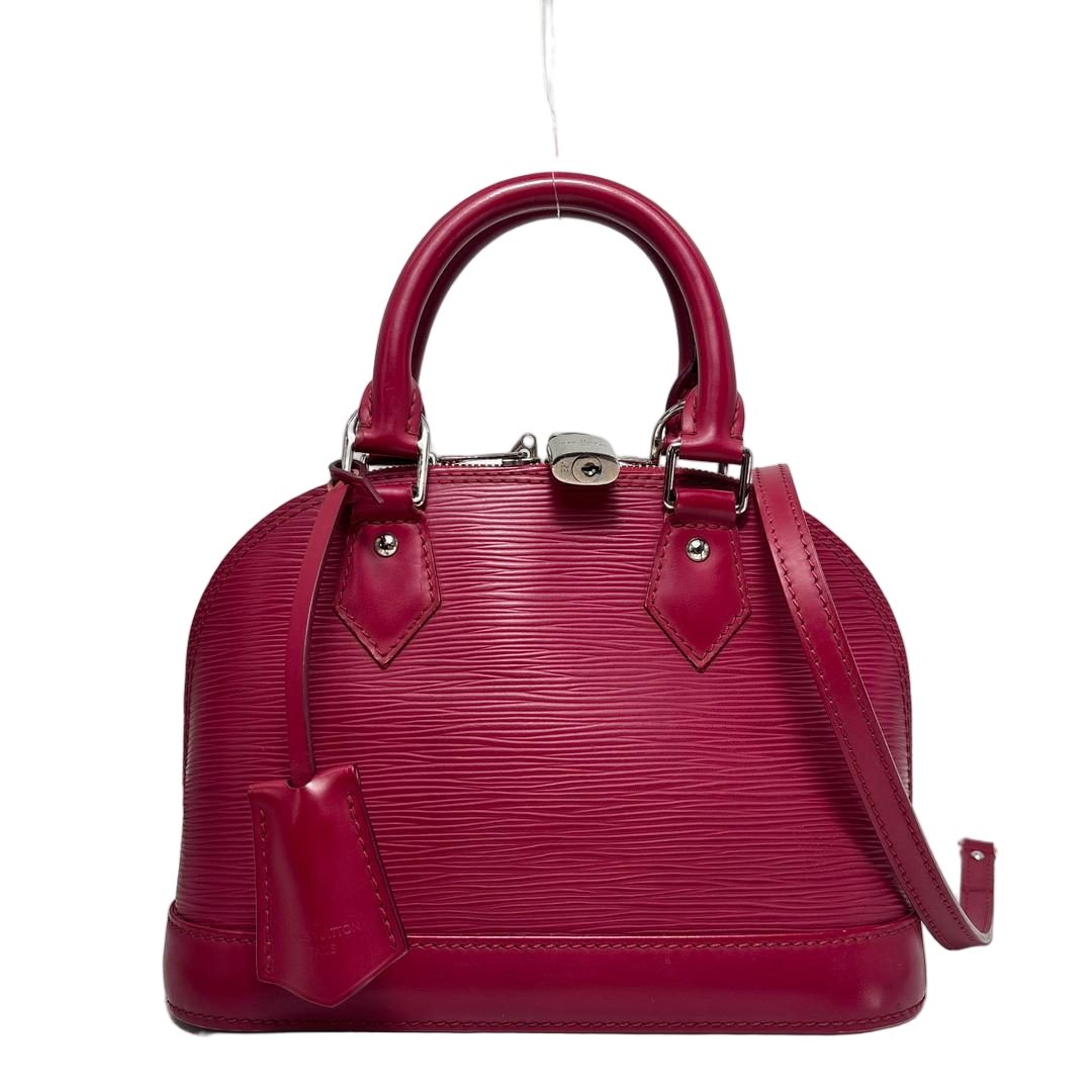 Louis Vuitton Alma BB Fuchsia Leather Handbag