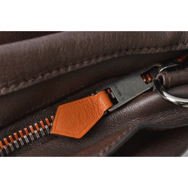 Hermes Bag Caravan Vertical MM 2-way Tote Leather Shoulder — view 7