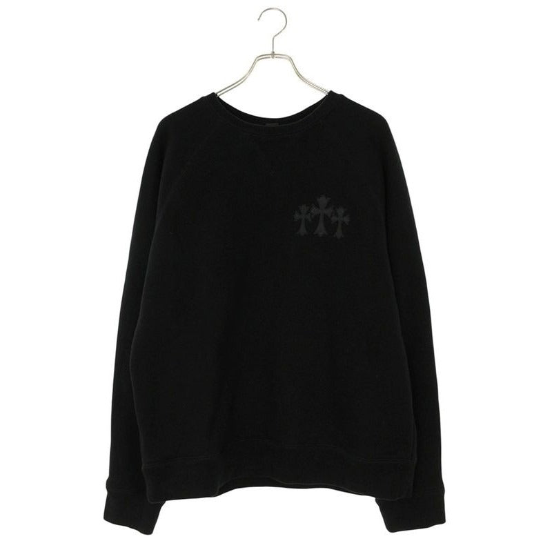 Chrome Hearts Crew Back CH Logo Embroidery Sweatshirt
