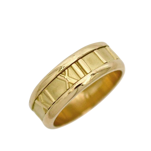 Tiffany & Co Ring Yellow Gold YG Atlas Ring JP12