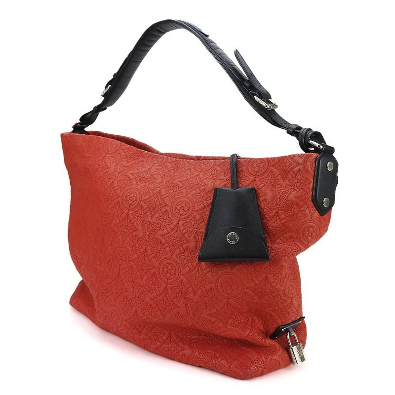 Louis Vuitton Shoulder Bag Hobo GM Monogram Anthea Leather Red Black One