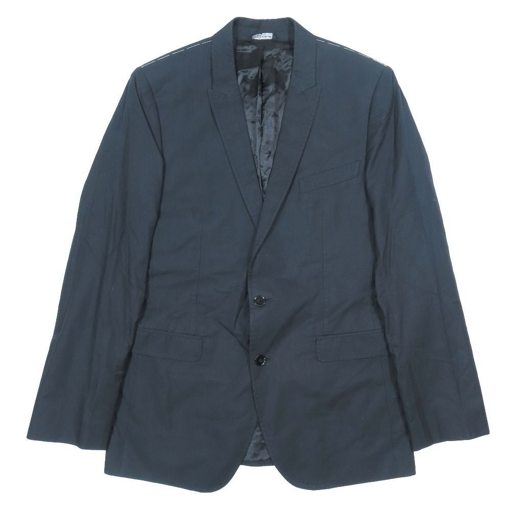 Dolce & Gabbana Suit Tailored Jacket Peak Lapel Center Vent Black 48