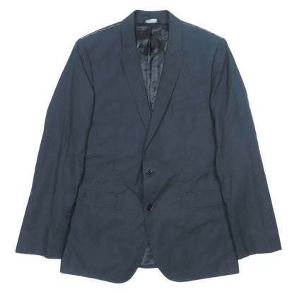 Dolce & Gabbana Suit Tailored Jacket Peak Lapel Center Vent Black 48