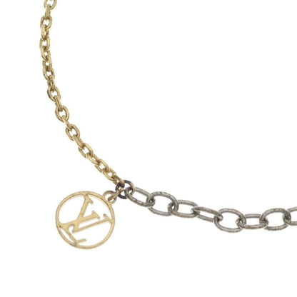 Louis Vuitton Logo Mania Necklace Silver Gold
